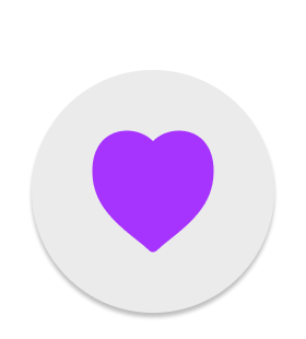 Image of a purple heart